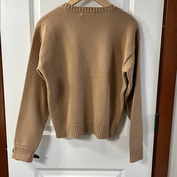 Lauren Tan Sweater with Dachshund Design - Picture 3 of 12